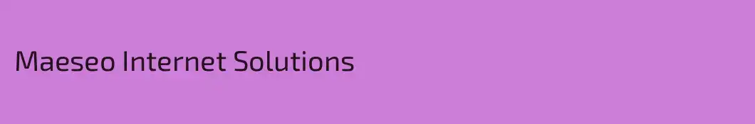 Maeseo Internet Solutions